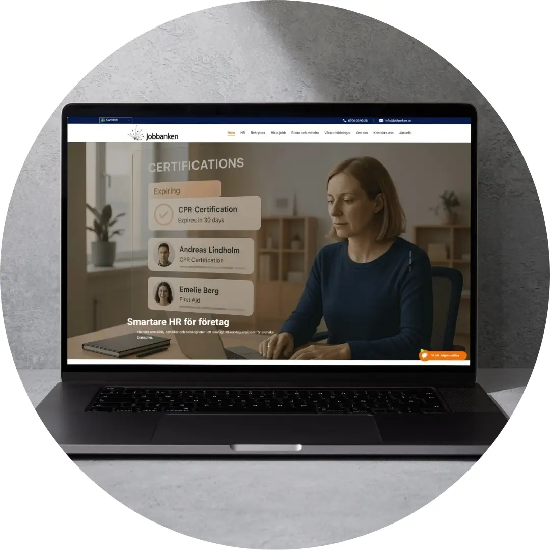 jobbanken mockup