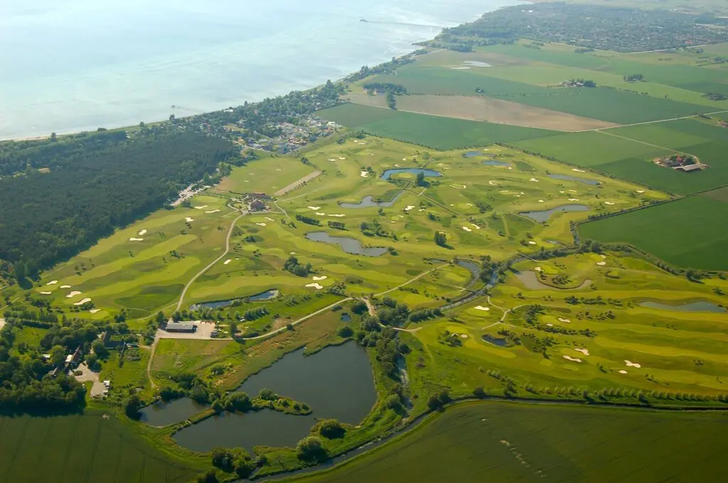 Flygbild Orestads Golfklubb